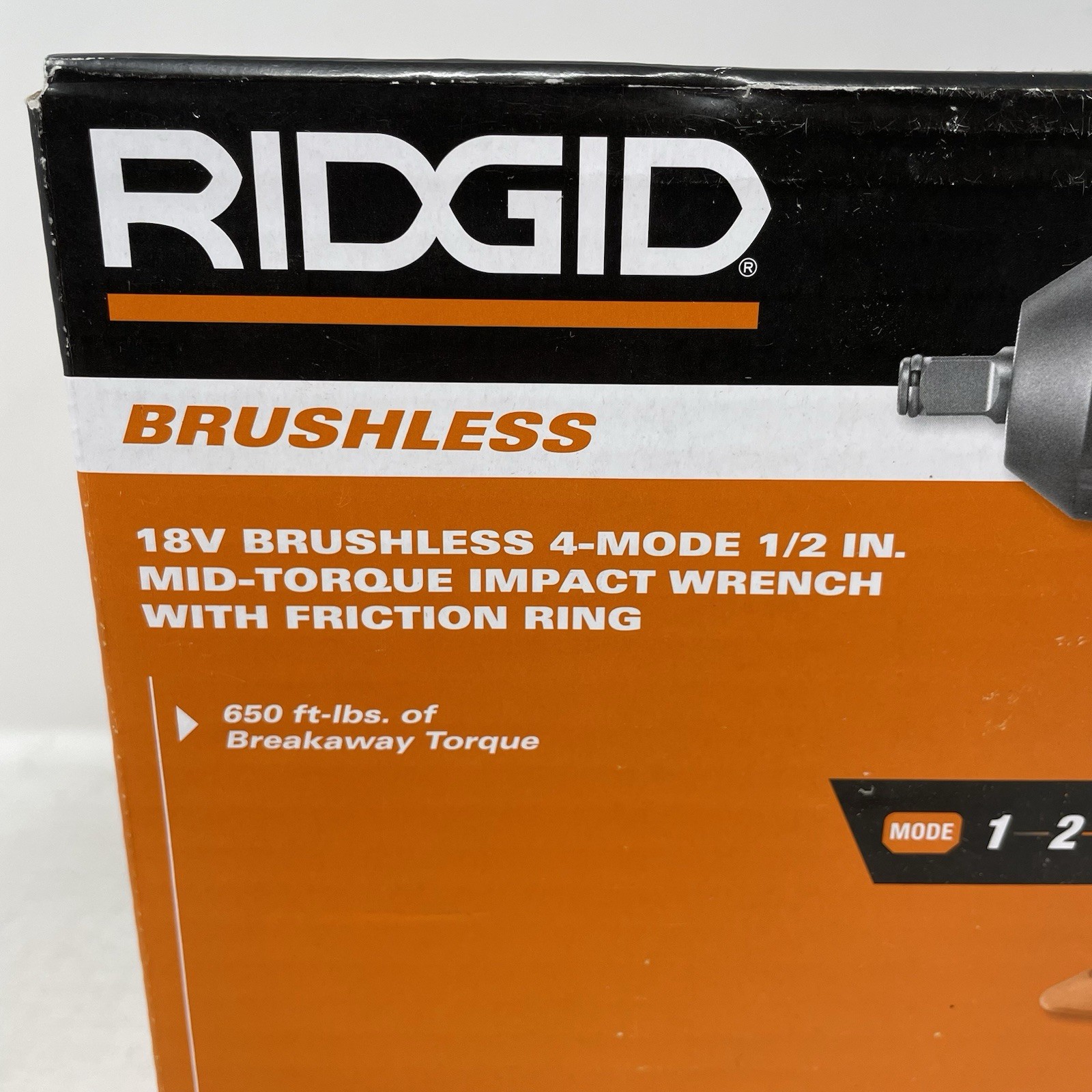 Ridgid R86012B 18V Brushless 4-Mode 1/2" Mid-Torque Impact Wrench *Tool Only*