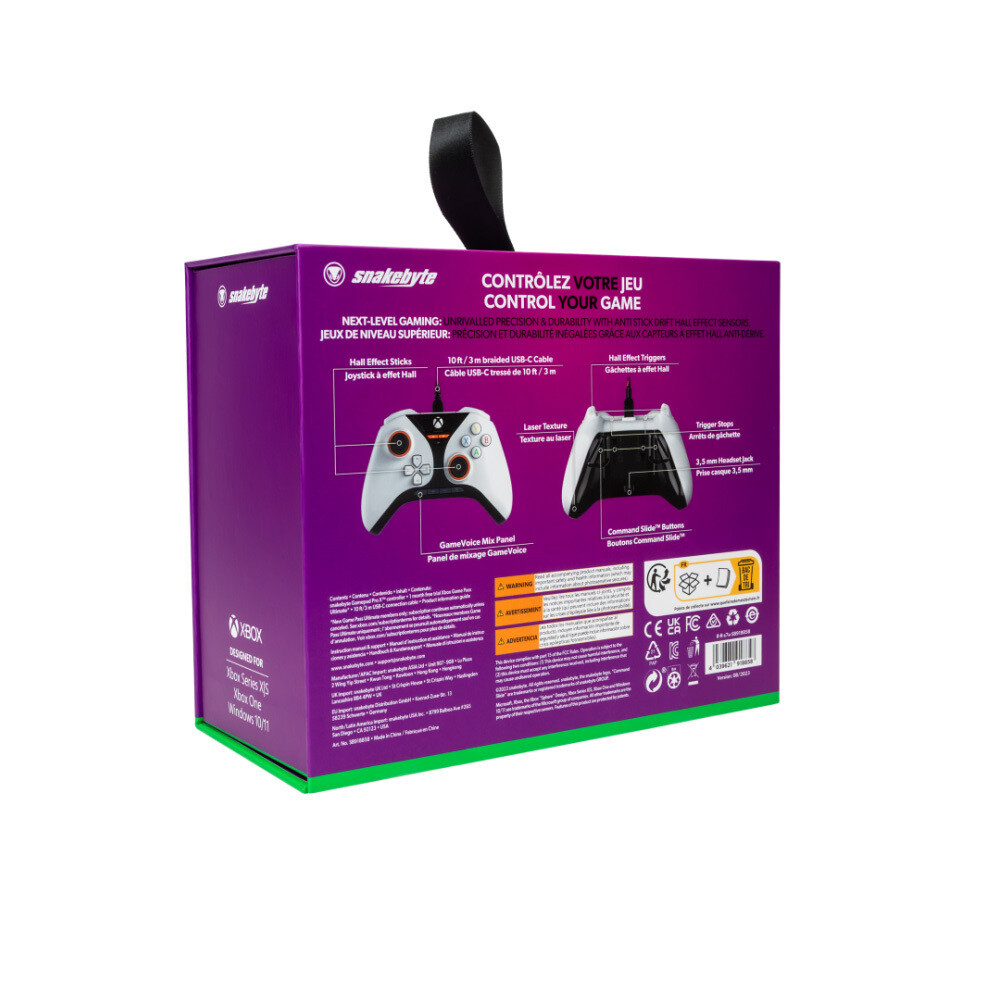 Snakebyte GamePad Pro X Controller for Xbox Series X and PC White