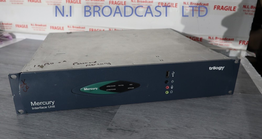 Trilogy Mercury 24 channel digital intercom talkback mainframe.