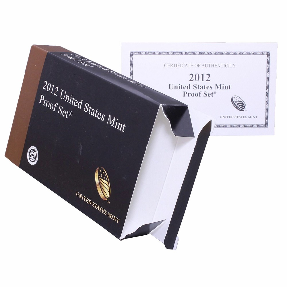 Empty Packaging Replacement Proof Set Box No Coins 2012 Clad