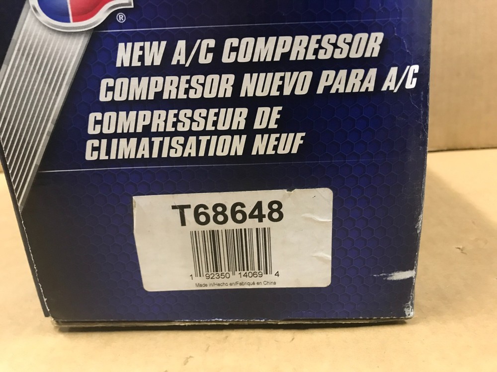 New In Opened Box - CarQuest A/C Compressor - #T68648
