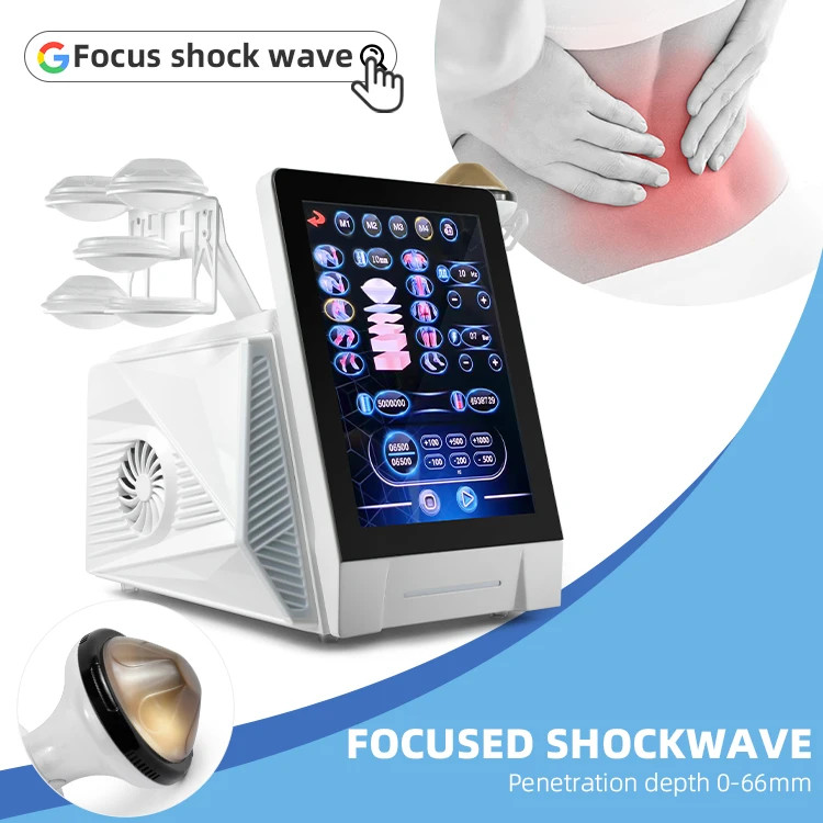 Focus Shockwave Eswt Focused Shock Wave Therapy Machine Pain Relief Physio