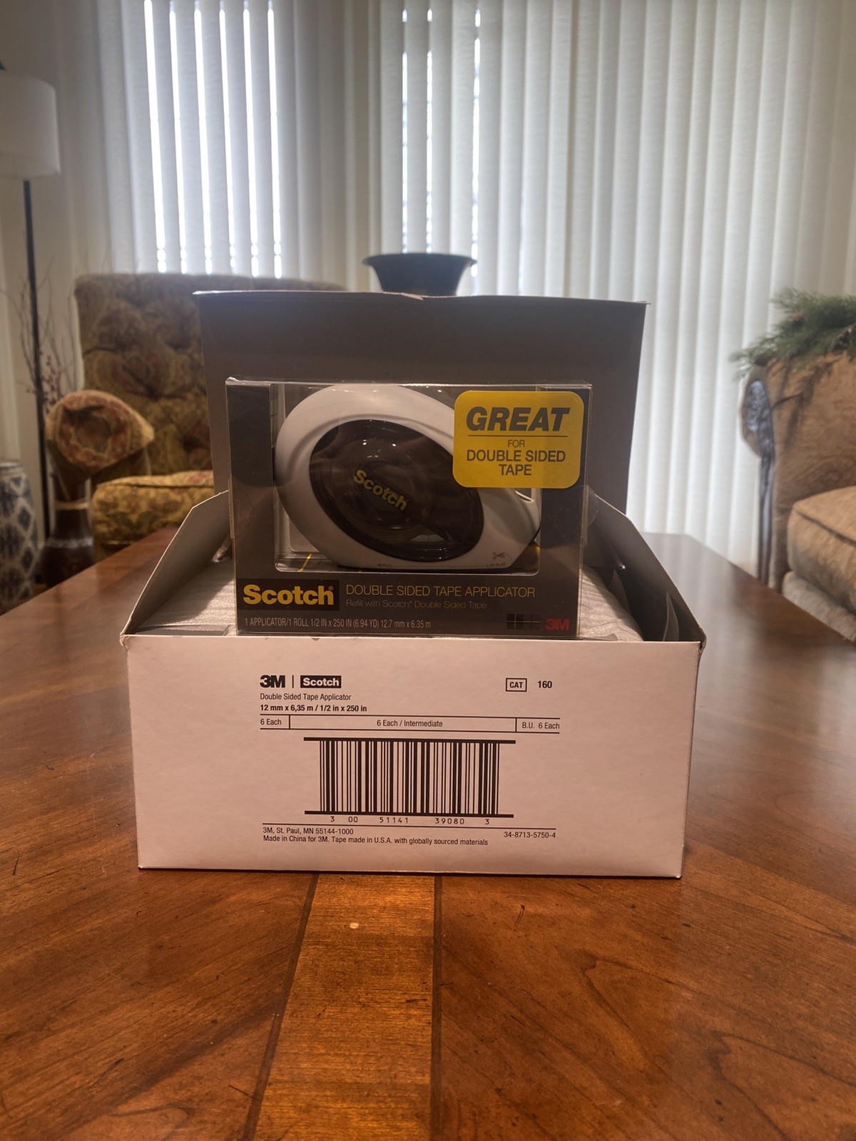 Scotch Double Sided Tape Applicator Dispenser 3M BOX OF 6 NEW 🔥🔥🔥