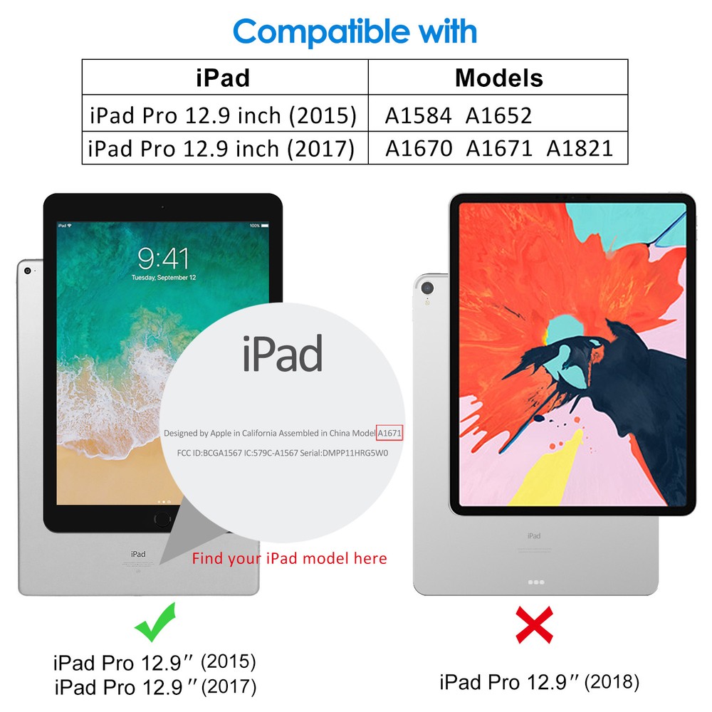 Screen Protector for iPad Pro 12.9-Inch (2015/2017 Model, 1st/2nd Generation)