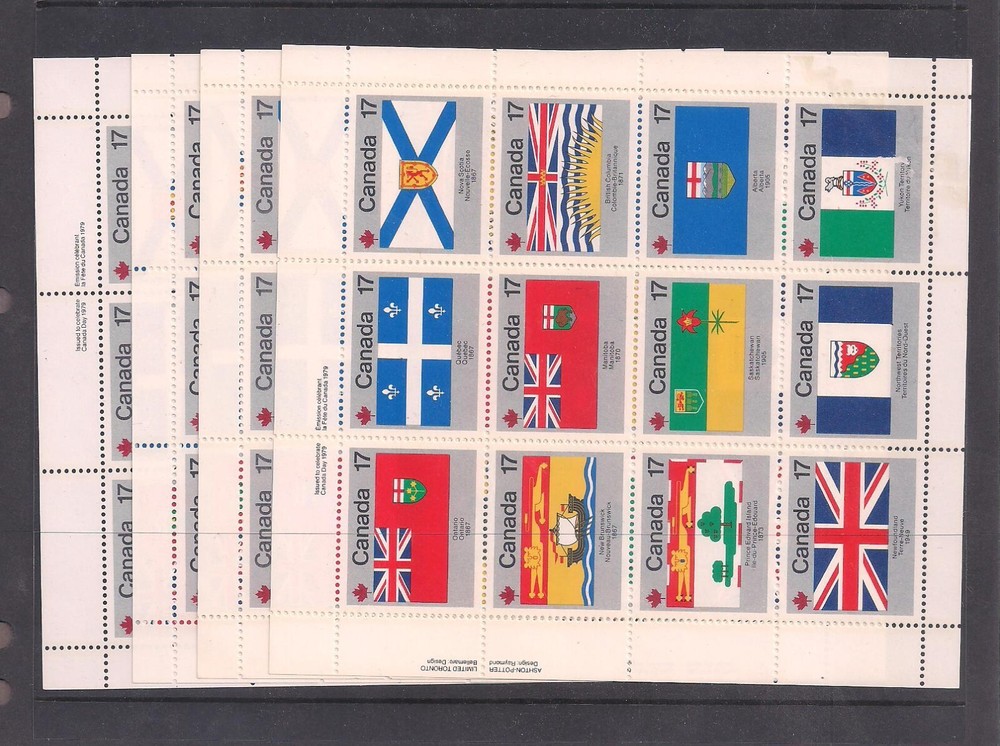 Canada mint lot, for collection and/or postage, sheets, blocks $114+ face