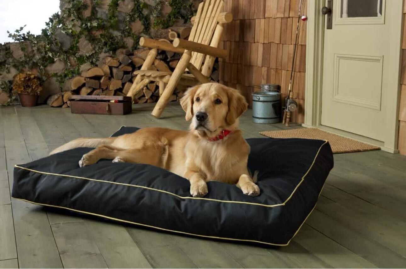 Premium Dog Bed Cover 36L x 27W x 4H Inch, Dog Bed Cushion Cover Washable