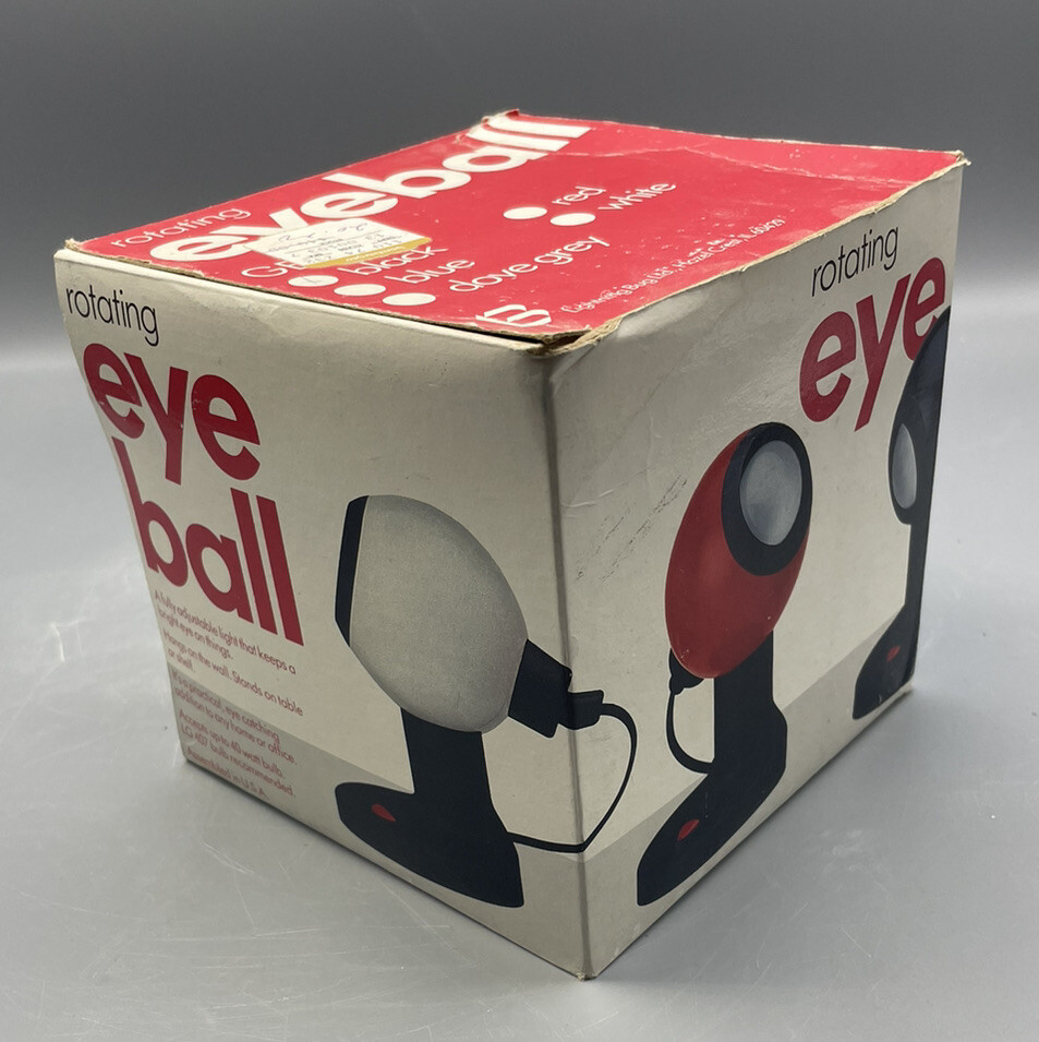 Rotating Eyeball Lamp - Lightning Bug Ltd. 1984
