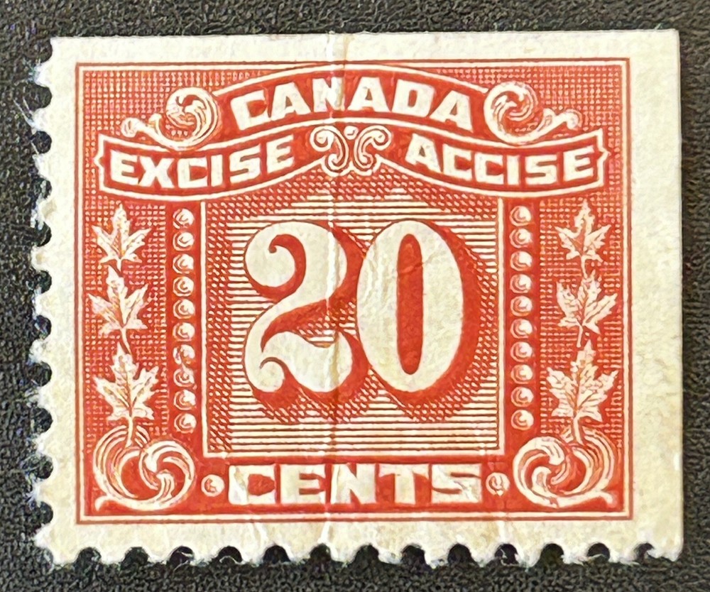 Lot57 Canada Stamp 3 Leaf Excise FX77