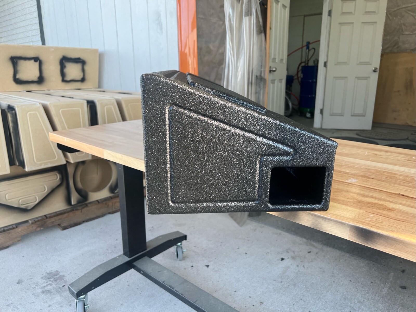 2018-2022 Jeep Gladiator 4x8” Subwoofer Box Front Fire Ported Under Rear Seat