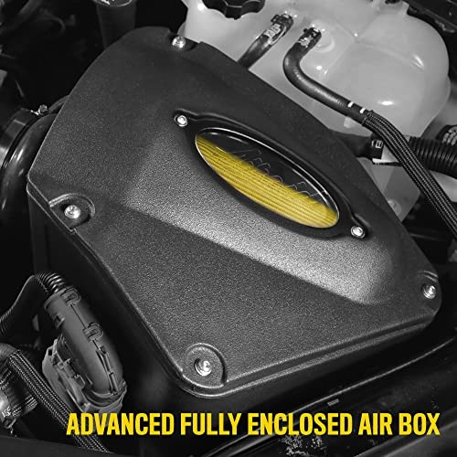 Cold Air Intake System by K&N: Increased Horsepower, Cotton Oil Filter: