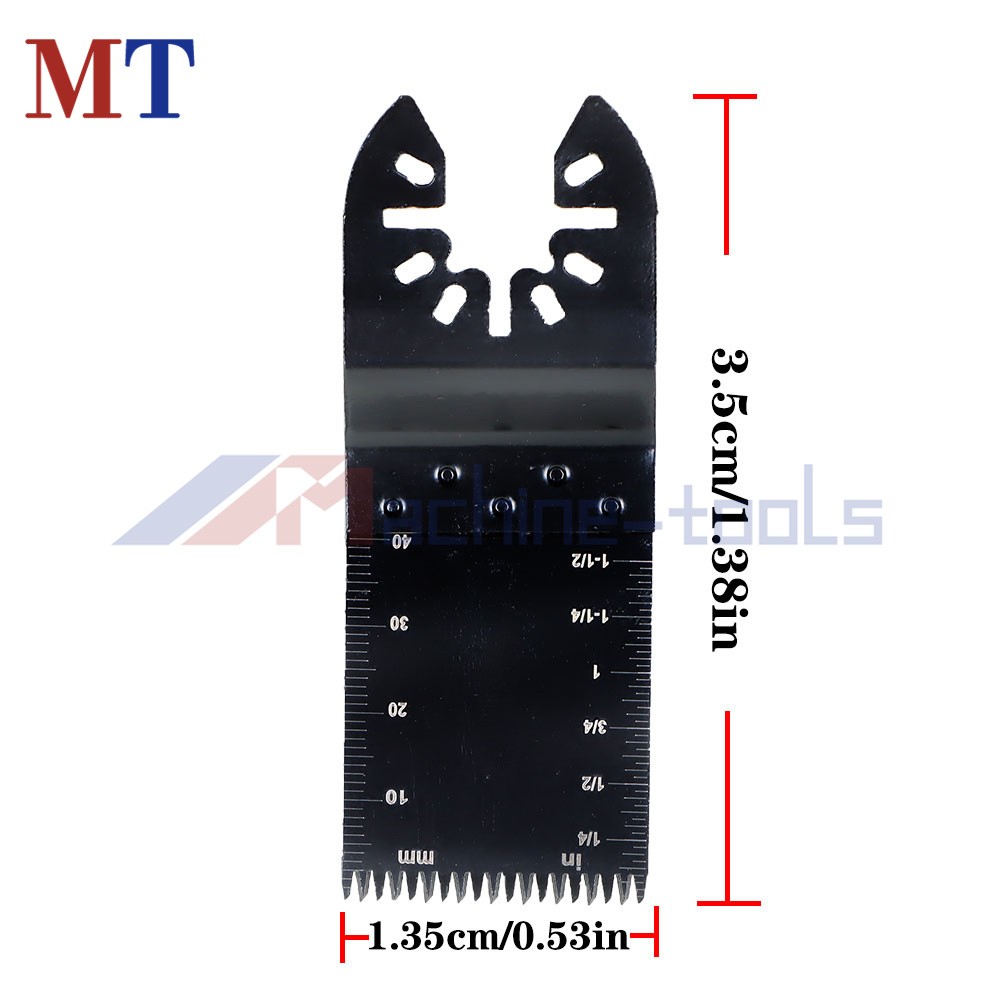 48 Pcs Metal Wood Universal Oscillating Multitool Quick Release Saw Blades Kit