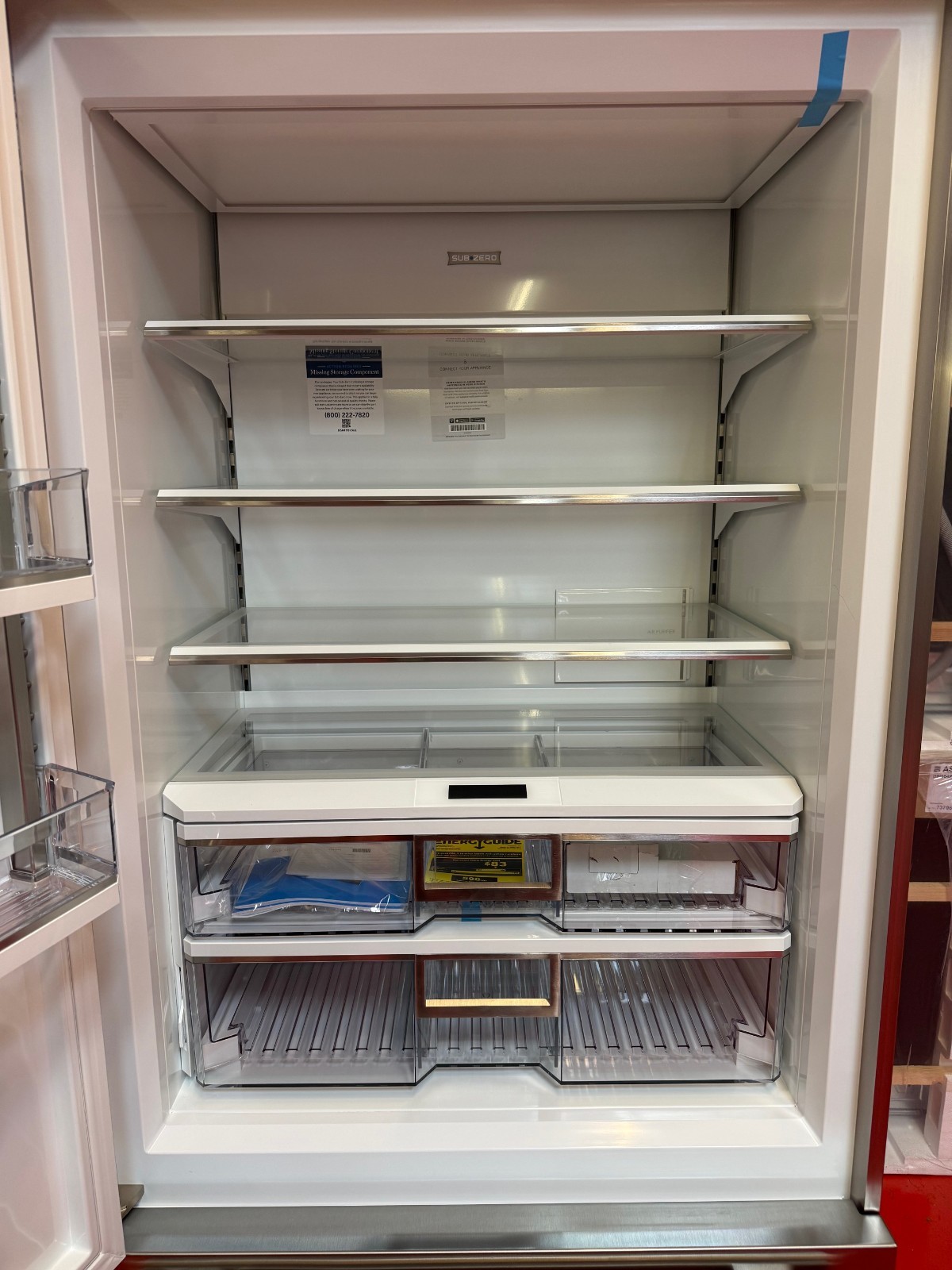 36” Subzero Refrigerator With Bottom Freezer CL3650USTL (New 2024)