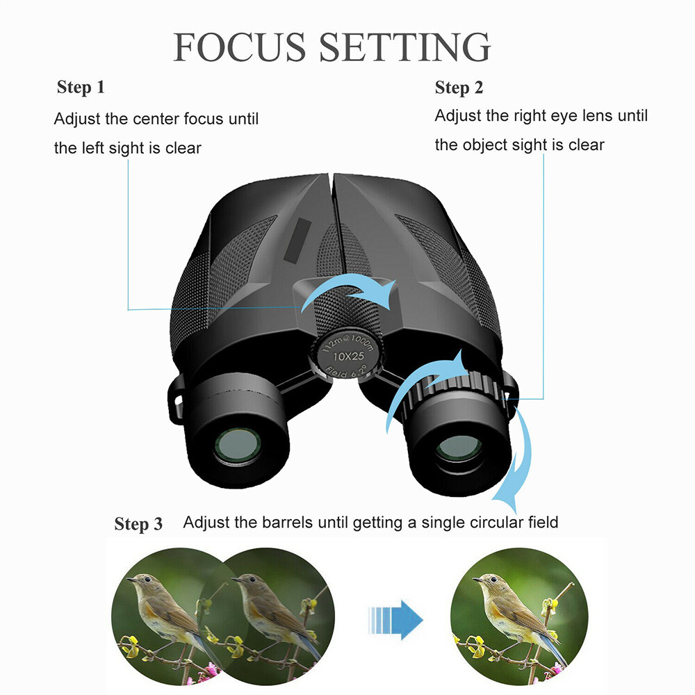 Binoculars – Ideal for Bird Watching/Hiking, Clear Vision & Lightweight