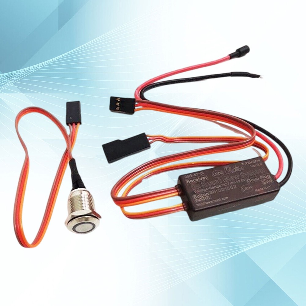 RC Model Airplane Glow-Nitro 2 &4 -Stroke Engine on Board Glow Plug Driver