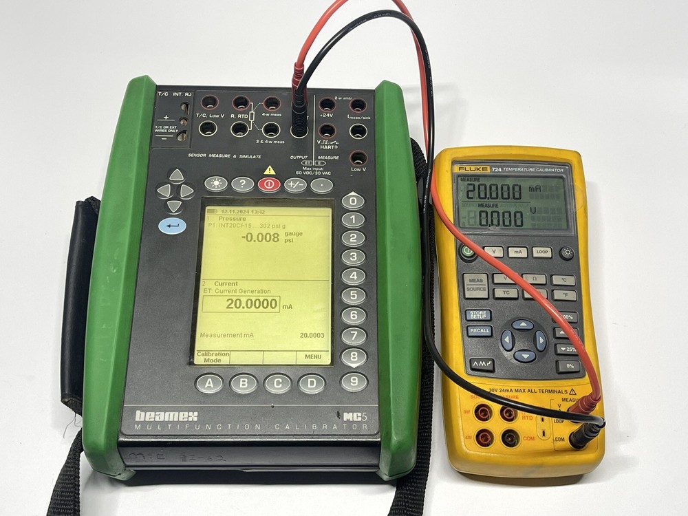 Beamex MC5 Multifunction Calibrator RJ ET E INT20C -1 to 20 Bar Internal Module