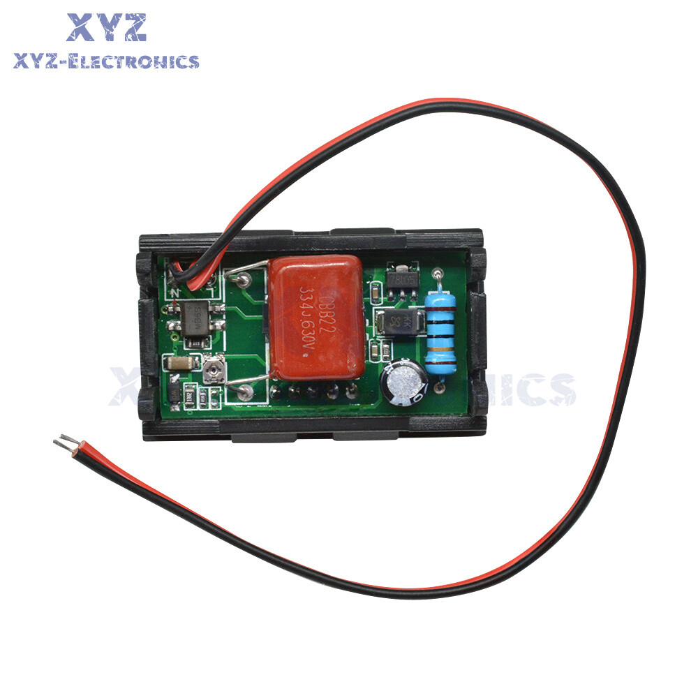 AC 70V-500V 0.56" LED Panel Digital Voltmeter Voltage Meter Blue/Green/Red/White
