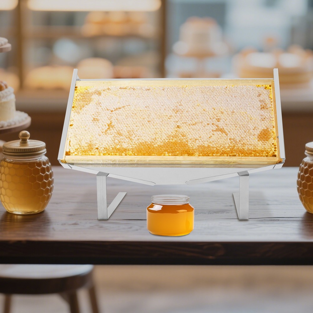 Honeycomb Frame Display Stand Beekeeping Showing Rack Honey Uncapping Holder