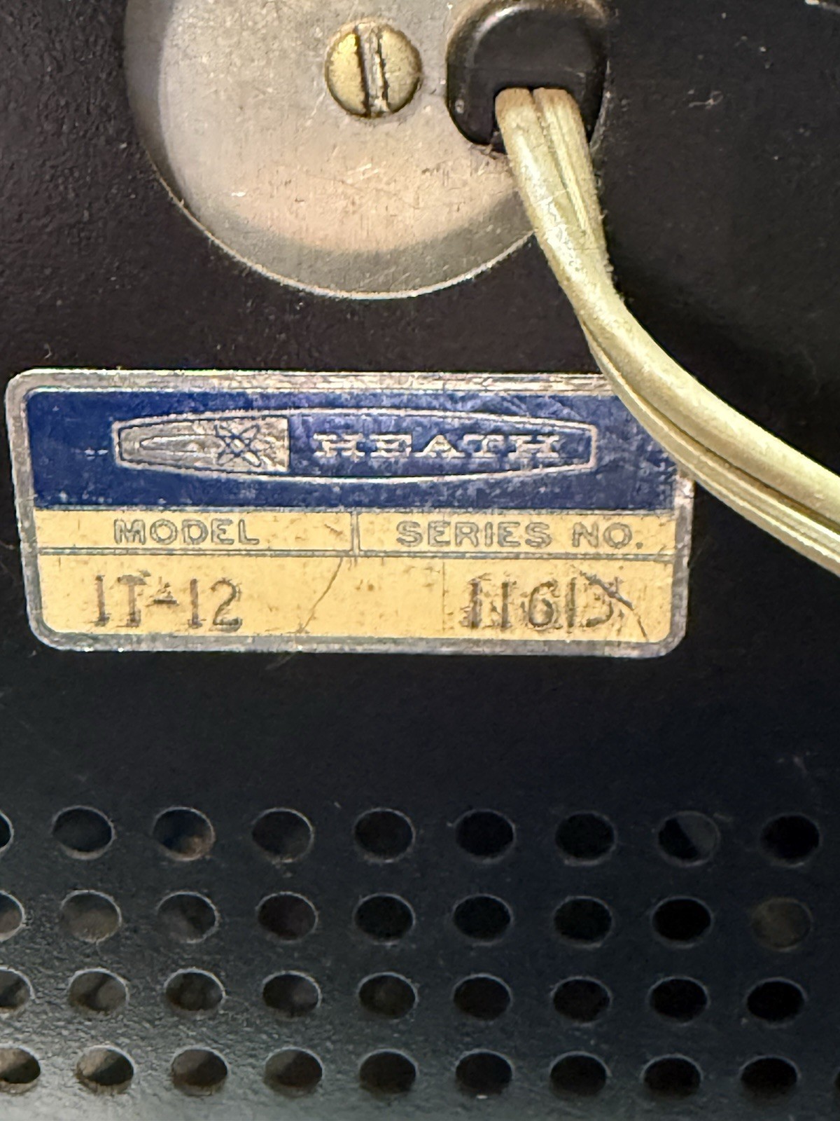 Vintage Heathkit Signal Tracer model IT-12 With Probe