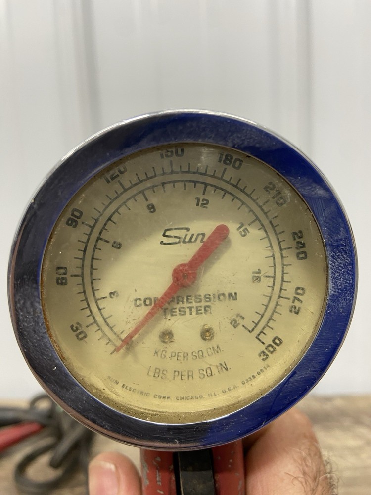 Rare vintage sun Universal Motor compression tester model 48 - Untested