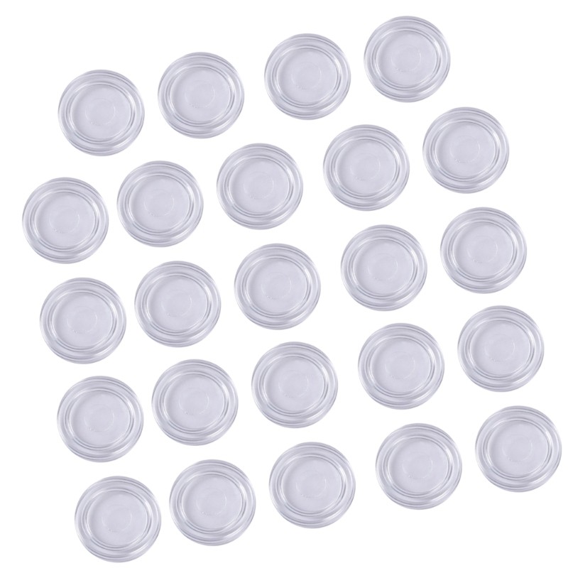 20pcs Glass Table Protectors Table Slip Resistant Pads for Scratch Prevention