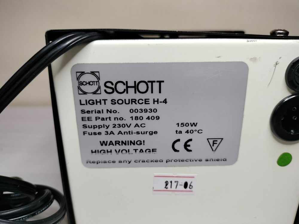 Schott H-4 180409 Light Source Controller 230VAC 150W