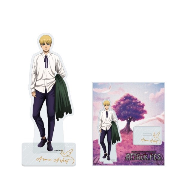 Anime Attack on Titan Standing Sign Figure Model Cosplay Desktop Decor Gifts