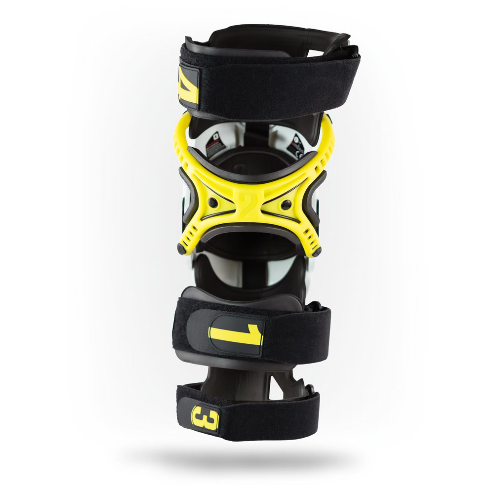 Mobius X8 MX Knee Braces - White - Pair - X-Large XL