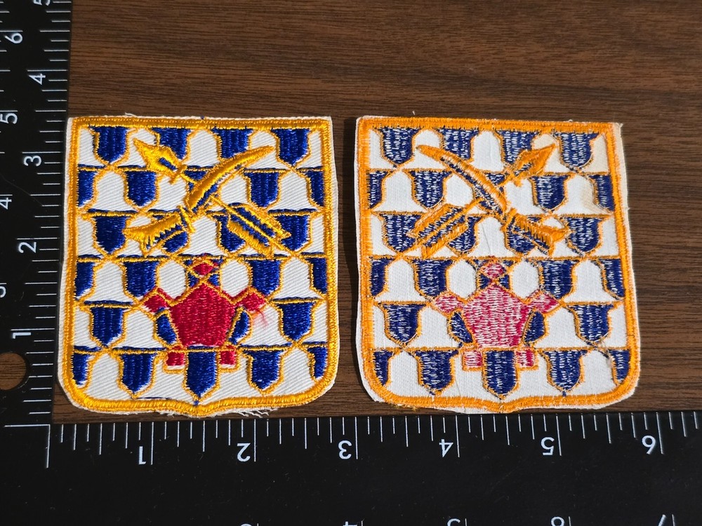 Original US Military Patch 16 Infantry Regiment Pocket Patch Cut Edge 2611