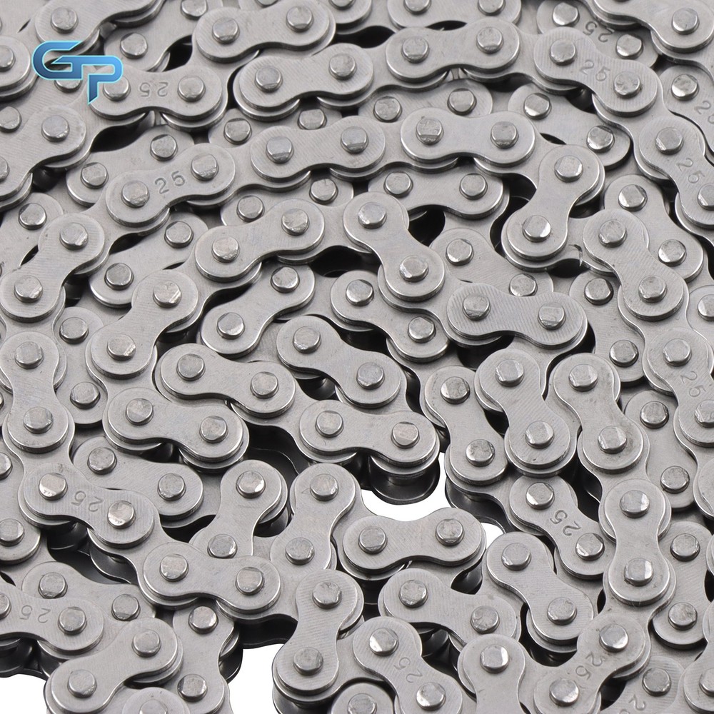 #25 Drive Chain 10 Foot Precision Roller Chain 2 Connecting Links