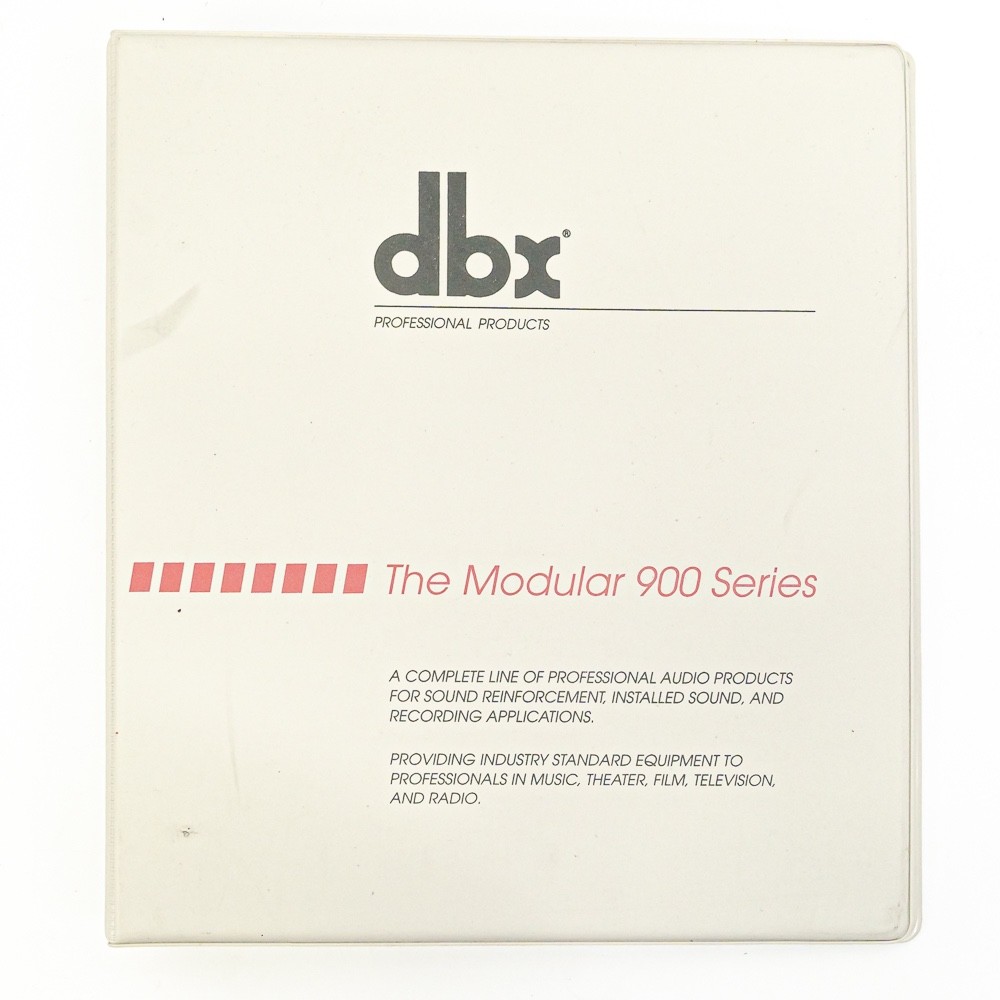 dbx 900A Rack Frame w/ 6 Modules – 4x 902 De-Esser, 2x 903 Compressor + Manuals