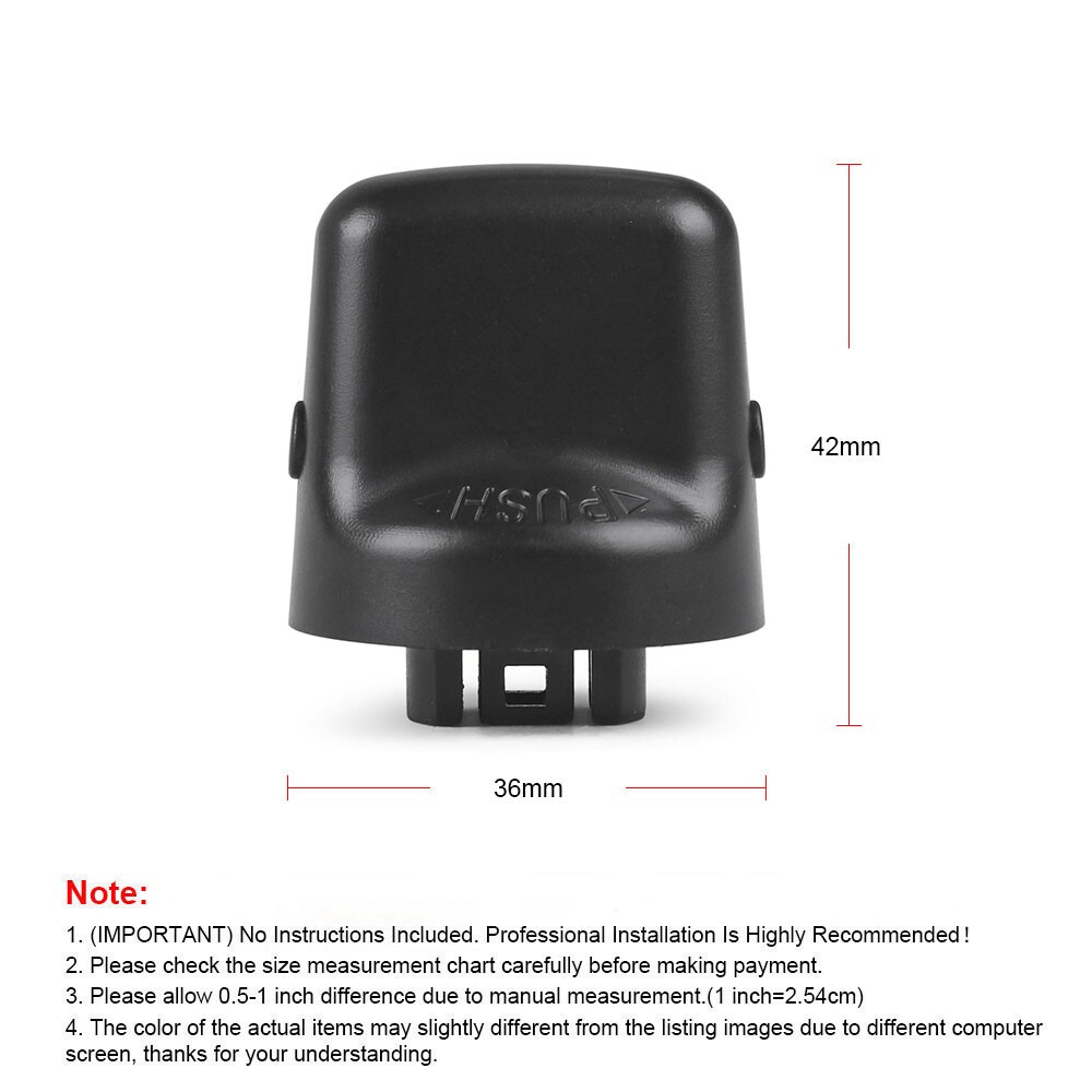 For Mitsubishi Lancer Outlander Keyless Ignition Start Switch Knob Cap & Insert