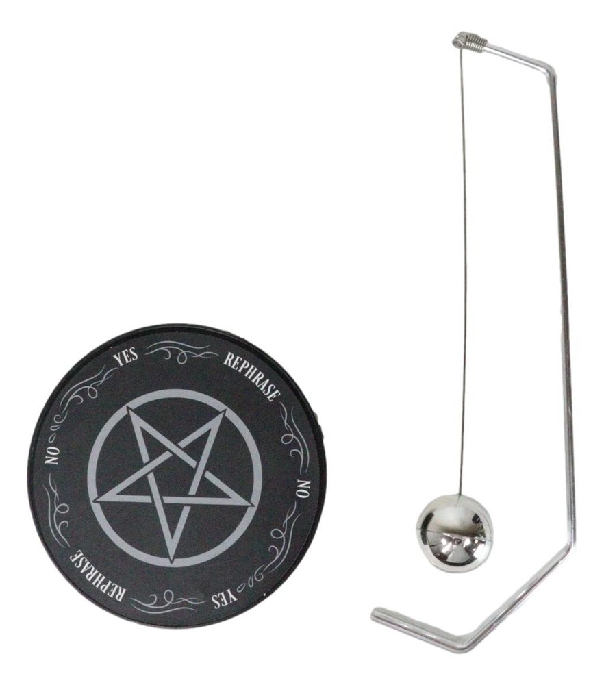 Gothic Pentagram Pendulum Board For Decision Making Divination Dowsing Wicca