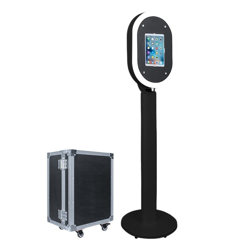 6 in 1 iPad Photo Booth Shell Stand Selfie Station iPad Photobooth Machine +Case