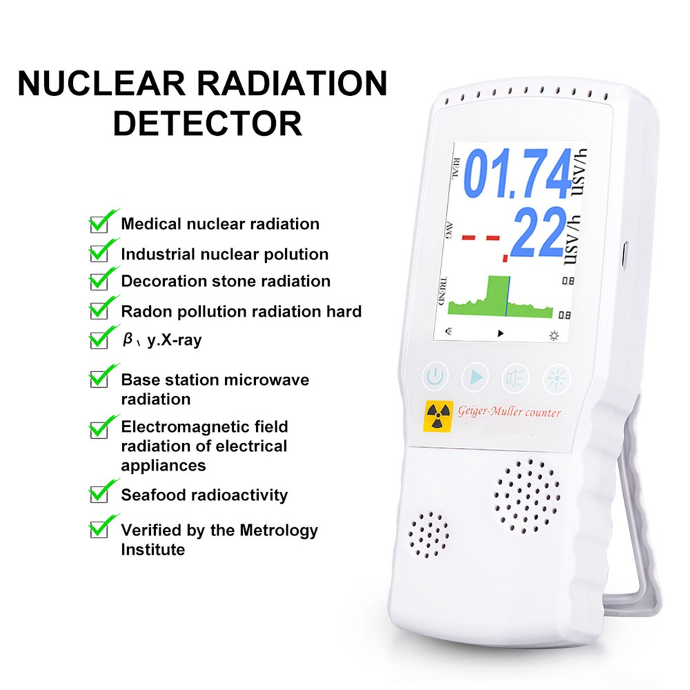 Handheld Nuclear Radiation Detector with Dosimeter Function