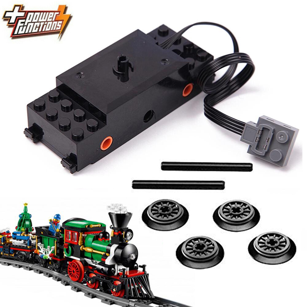 Power Functions 4pcs Battery Box Train Motor IR Receiver Controlled For Lego Set