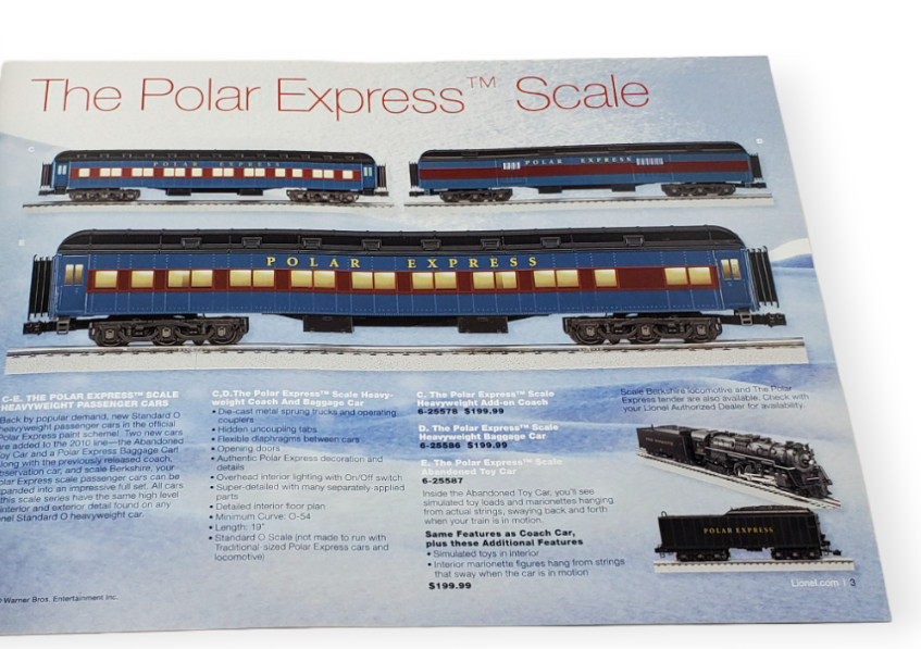 LIONEL Train 2010 Christmas Catalog(s)
