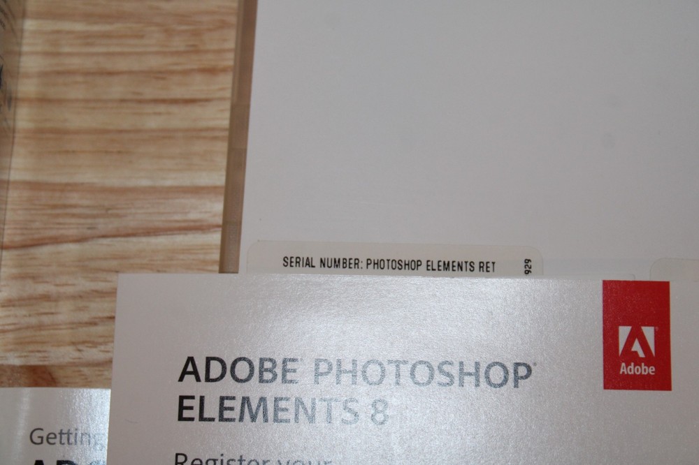 ADOBE Photoshop Elements 8 Education Photo Editing MAC Software Edit PRODUCT KEY