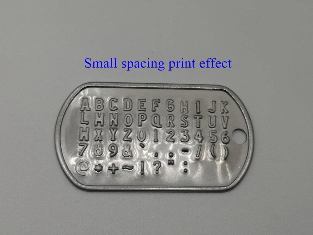 Embossing Machine 72-Characters Card Embosser Printer Code ID PVC Stamping Credi