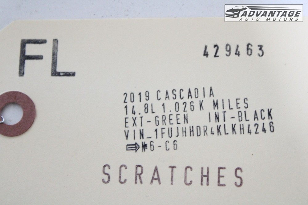 2018-24 FREIGHTLINER CASCADIA 126 FRONT LEFT DASH DEFROST VENT GRILLE PANEL OEM