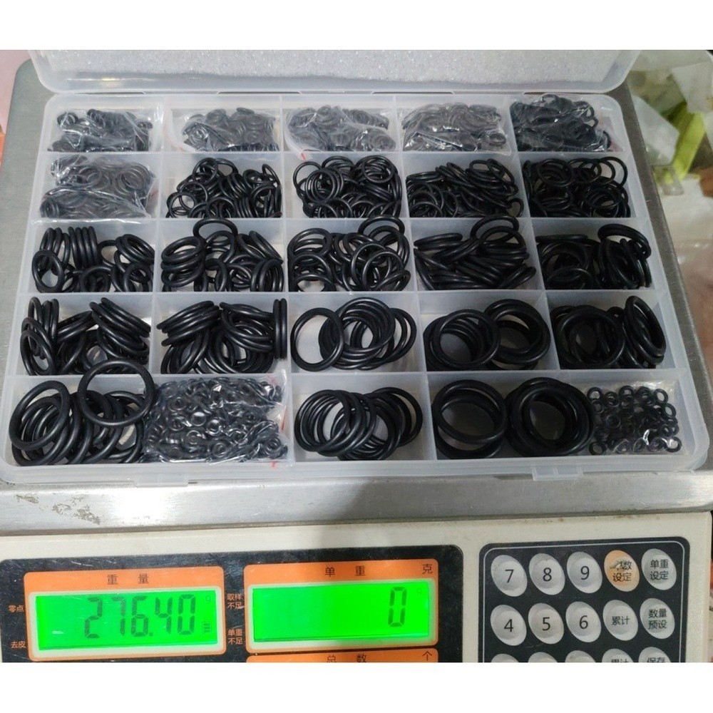 O-ring Kit Oil Resistant Comprehensive Assortment Boxed Organizer Packaging