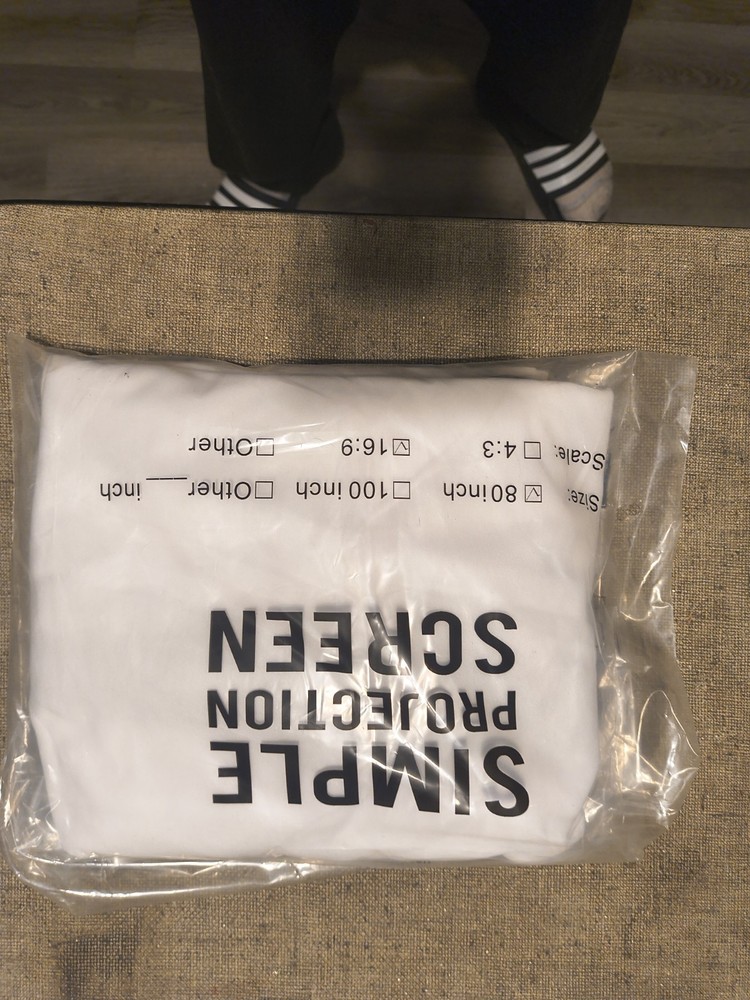 Brand New Projector With 80 Inch Screen