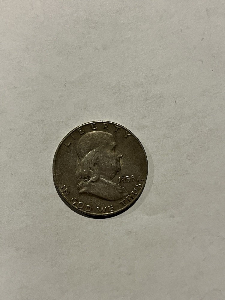1953 D FRANKLIN SILVER HALF DOLLAR