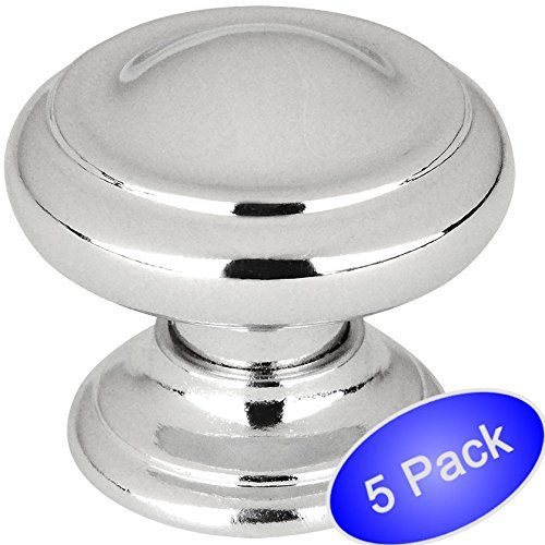 *5 Pack* Cosmas Cabinet Hardware Polished Chrome Knobs - #3317CH