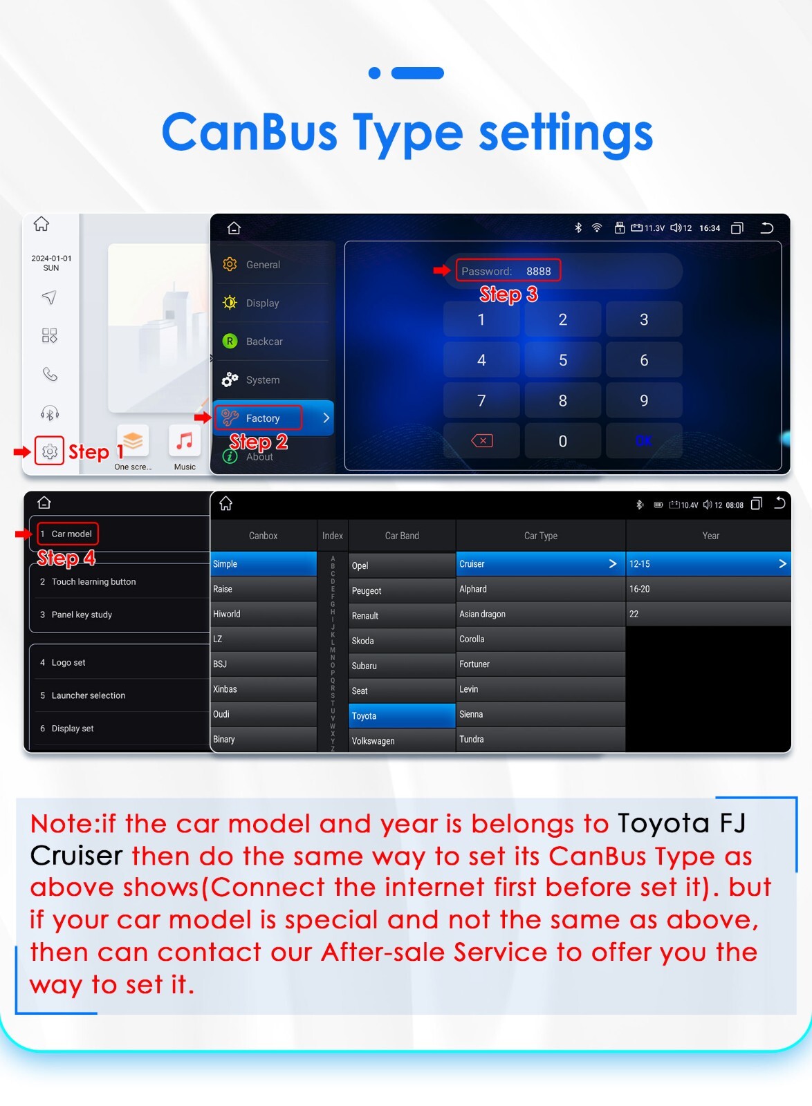 Plug&Play Android 12.3 inch Car Stereo Radio for Toyota FJ CRUISER GPS Carplay
