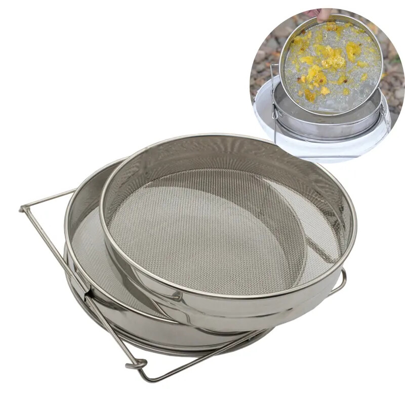 Beekeeping Honey Bee Strainer Double Straining Yogurt Strainer Practical Flow