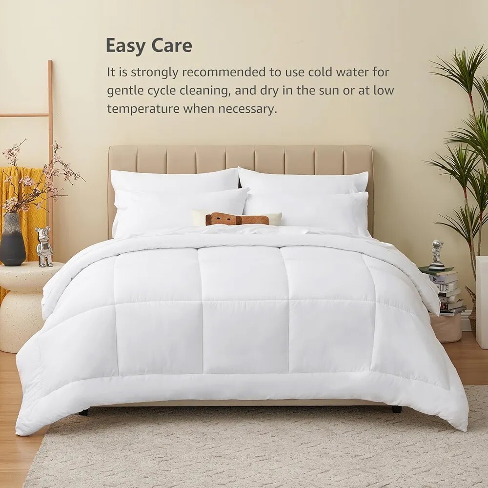 White Comforter 7 Piece Set
