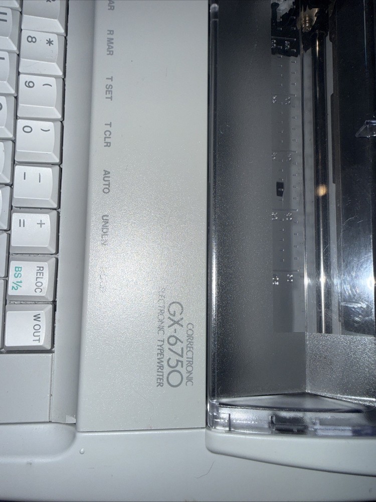 brother gx-6750 electronic typewriter