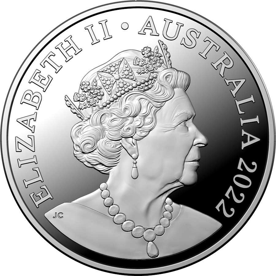 AUSTRALIA $1 2022 Fine Silver Proof 'Dinosaurs Down Under - Timimus'