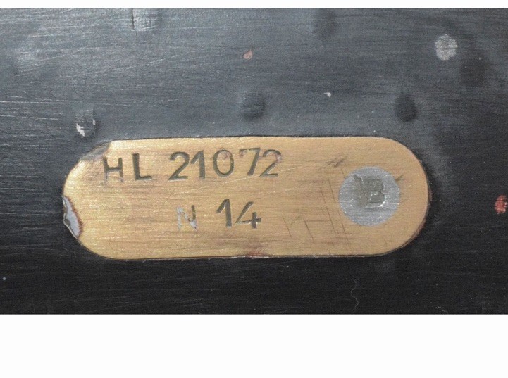 Seth Thomas Round Clock Mounted On A Piper Propeller.