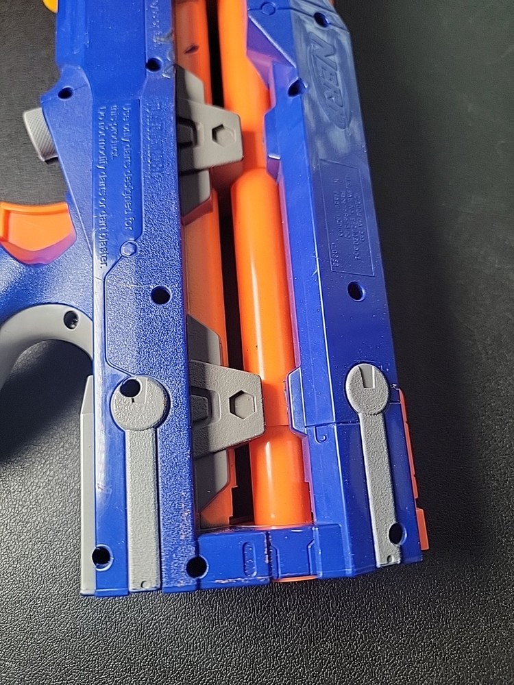 Nerf N-Strike Elite Longshot CS-6 Front Blue 2006 Hasbro